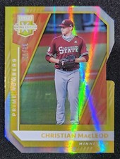 Gold Die Cut #'d /10! Christian MacLeod - 2021 Elite Extra Edition Prime Numbers