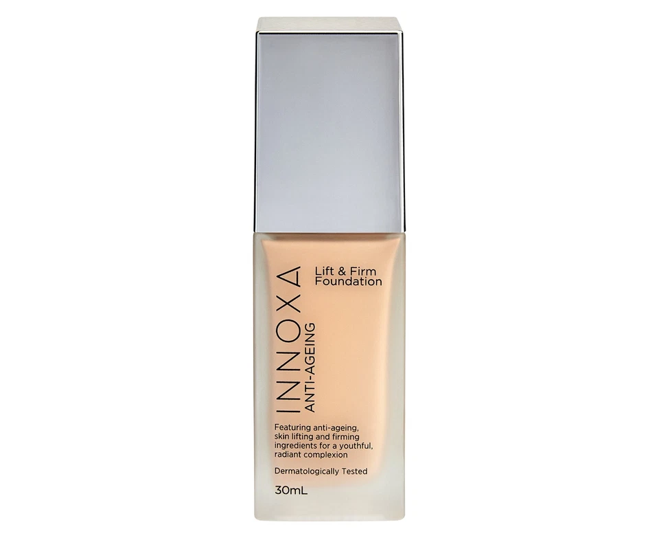 3x Innoxa Anti Ageing Lift & Firm Face Foundation Liquid Makeup #SAND Free Ship - image 2 of 4