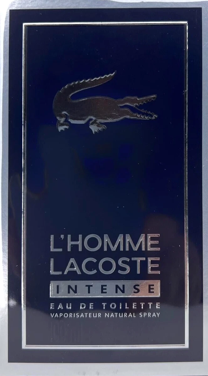 Martyr statisk tjære LACOSTE L&#039;HOMME INTENSE Eau De Toilette Spray FOR MEN 3.3 Oz / 100 ml  BRAND NEW! | eBay