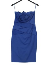 Coast Bodycon Midi Dress UK6 in Blue