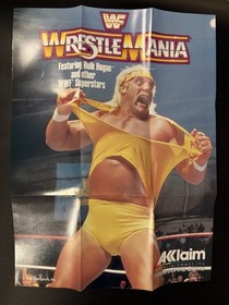 WWF WRESTLEMANIA ACCLAIM MASTERS OF THE GAME NINTENDO NES GAME POSTER 1988