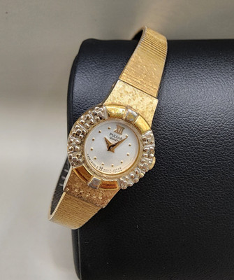 Vintage Pulsar V232-0390 Women's Cocktail Watch | Gold Tone Oval | Petite 6''
