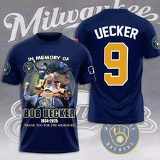 Bob Uecker 3D SHIRT All sizes thank for the memories AB60