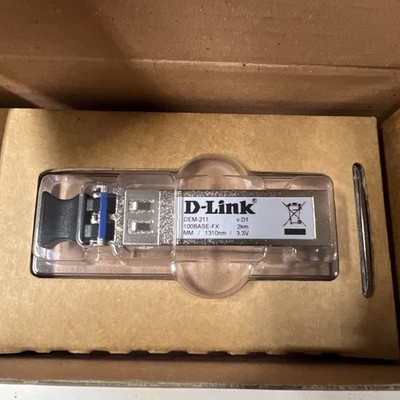 D-Link DEM-211 Compatible 100BASE-FX SFP 1310nm 2km Transceiver