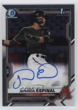 2021 Bowman Chrome Prospects Auto Jeferson Espinal #CPA-JE Auto 02ri