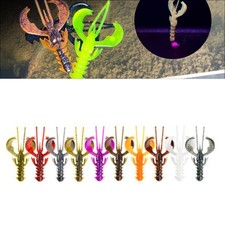 10Pcs Craw Baits Crawfishes Lobster Shrimp Swimbaits for Freshwater & Saltwater