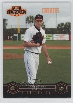 2004 Playoff Honors Credits Bronze 63/100 Adam Loewen #26 0l1