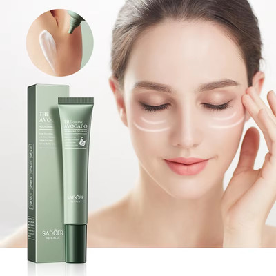 Bio Organische Avocado Augen Creme 20 g - Pflege für zarte Augenpartie