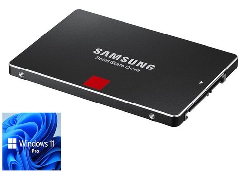 SSD 850 Samsung Pro SATA 2.5" w/ Windows 11 Pro for Dell Latitude HP Lenovo Acer - Picture 1 of 8