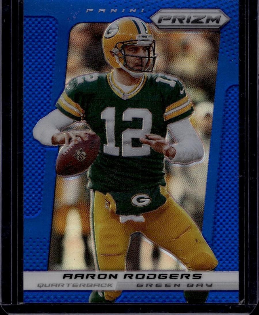 2013 Panini Prizm #115 Aaron Rodgers Prizm Blue