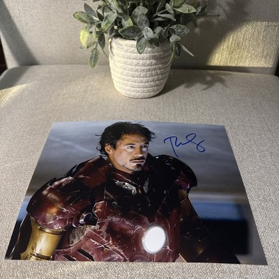 Robert Downey Jr Signed Photo Autographed Tony Stark 