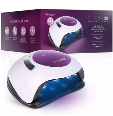 BELLANAILS BELLA NAILS Professional LED UV Gel Nail Dryer Lamp Home or Salon Use 120w