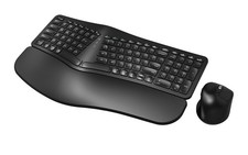MK960 Ergonomic Wireless Keyboard Mouse Combo, Bluetooth/2.4G Split Design