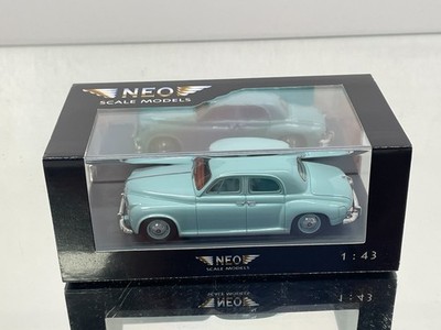 NEO 45495 ROVER P4 75 SEVENTY-FIVE RHD 1949 -LIGHT BLUE 1:43- GOOD IN BOX