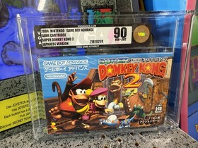 2004 Nintendo Game Boy Advance Super Donkey Kong 2 Japan VGA 90 NM+/MT Sealed