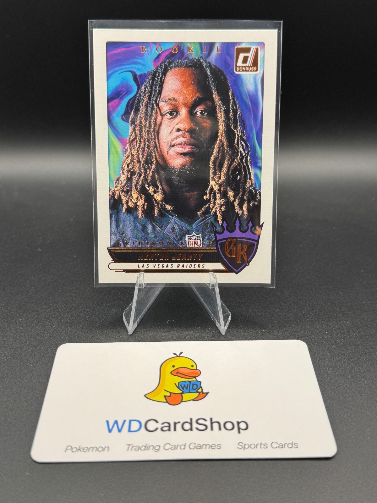 2025 Panini Donruss Ashton Jeanty Rookie Gridiron Kings Raiders RC #RGK-AJY