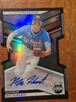 Mac Horvath 2023 Panini Elite Extra Edition Die-Cut Auto 208/399 #56
