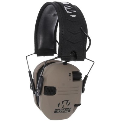 Razor Slim Electronic Earmuffs - Noise Reduction 23dB for Shooters & Hunters