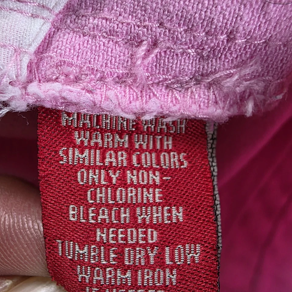 Chaps Ralph Lauren Women's Sz 12 Pink Denim Pants - Image 3 of 4