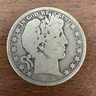Barber Silver Half Dollar “S” Mint San Francisco No Date