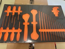 Snap-on Tools ORANGE FOAM ORGANIZER  Soft Grip Screwdriver Set FMSGD01BO