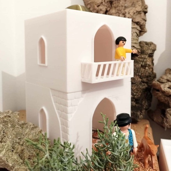 Playmobil casa belén. P3 dos pisos