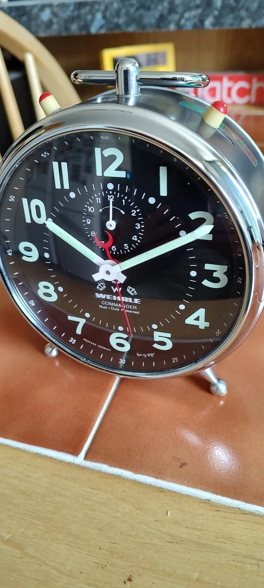 WEHRLE ベル　置き時計 Wehrle Alarm Clock in Collectable Clocks for sale | eBay UK