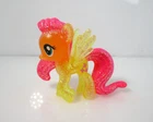 My Little Pony FLUTTERSHY II  Transparent Glitter  2"  PVC Blind Bag  G4  Figure