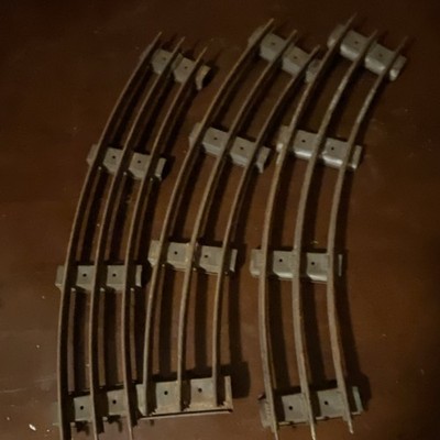 Lionel O Gauge Three-Rail Curved Steel Track Sections 1:48 Model Railroad