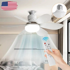 30W 40W LED Ceiling Fan Light E27 Socket Remo...