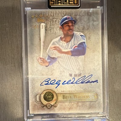 2013 Topps Five Star Billy Williams Autograph /353 Chicago Cubs
