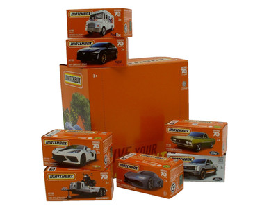 Matchbox 1:64 Power Grabs 24er Set Display Box Konvolut DNK70-979H 2023 *NEU*