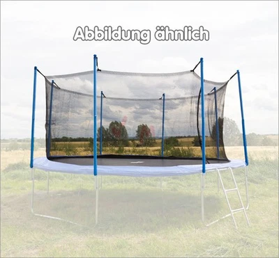 DEMA Trampolin Sicherheitsnetz Auffangnetz Ersatznetz Netz schwarz Ø 240 cm H 163 cm