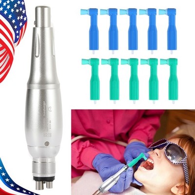 Dental 4:1 Hygiene Prophy Handpiece Air Motor Nose Cone 4Hole /100*Prophy Angles