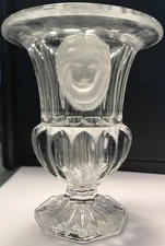 LAST ONE Shannon Crystal Ireland AFRICAN LION HEAD COMPOTE DISH FREESHIP