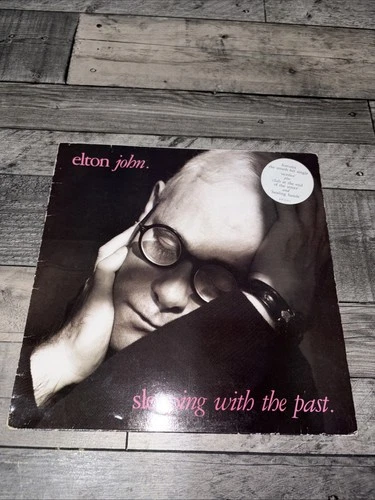 Elton John - Sleeping With The Past - 12” Vinyl Record LP - 1989 Rocket Complete