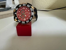 Swiss Legend Men's 10125 Challenger Chronograph   Red Dial Watch