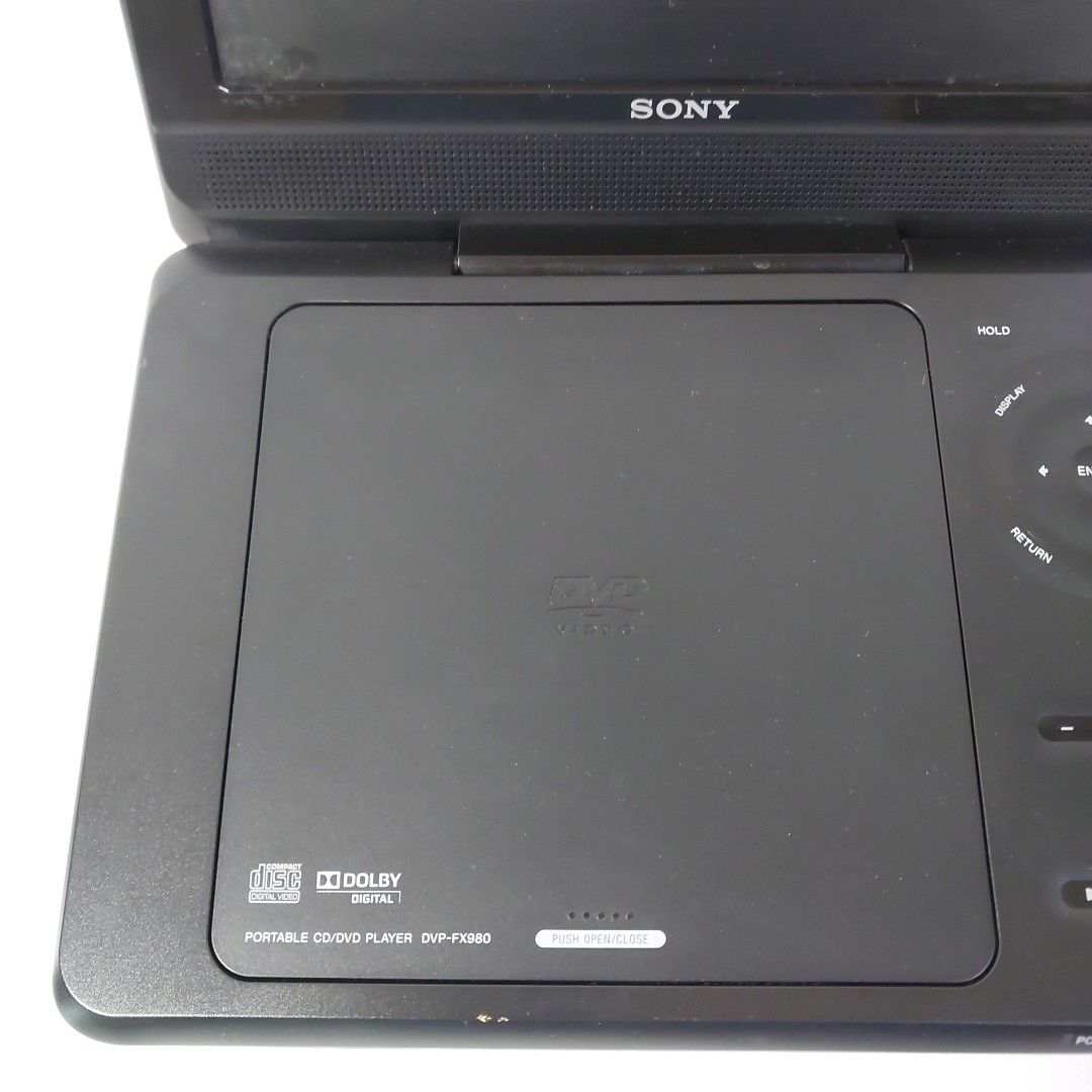 Sony Model DVP-FX980 Black Portable CD/DVD Player With Screen