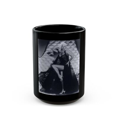Diana Dors #29 (Vintage Female Icon) Black Coffee Mug