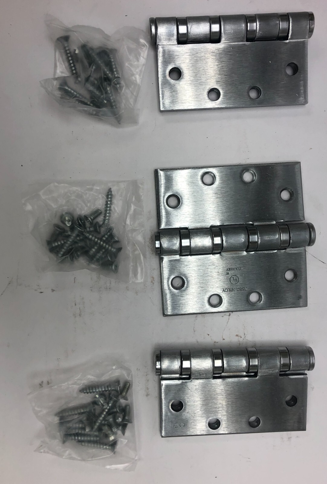 Assa Abloy McKinney 41/2 x 41/2 Bearing Door Hinges (3 pack) eBay