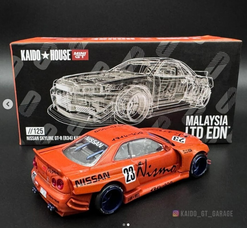 Kaido House LTD EDN Nissan Skyline GT-R R34 Katsura Orange MDX