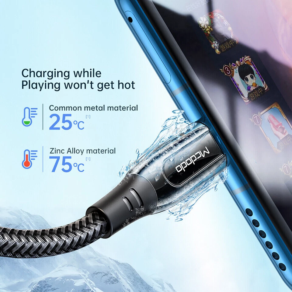 PD 100W 5A Mcdodo Type-C to Type C Fast Charging Data Sync Charger Cord - Image 4 of 4