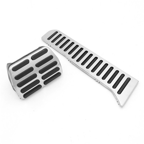 For Golf 5 mk5 Golf 6 mk6 2003-13(LHD) Car Black Stainless Steel Car Pedal 2Pc - Picture 3 of 16