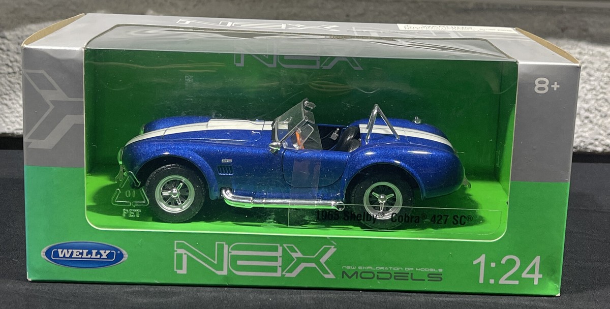 2015 Welly NEX Models 1:24 1965 Shelby Cobra 427SC Model Die Cast