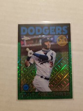 2021 Topps Series 1 1986 Chrome Cody Bellinger #86BC-11 Green Refractor 45/99