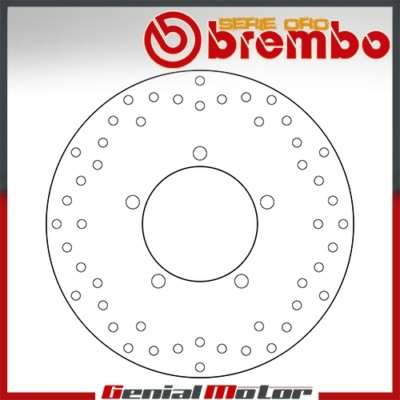 Brake Disc Fixed Brembo Rear Kawasaki J Abs Special Edition 300 2014 > 2015
