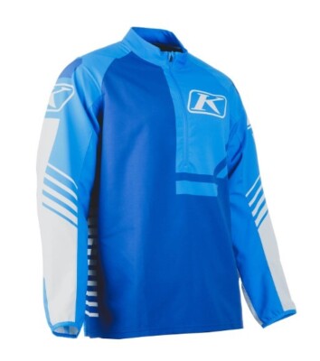 KLIM Sample Revolt 1/4 Zip Pullover -Size LG- Electric Blue-Nightfall