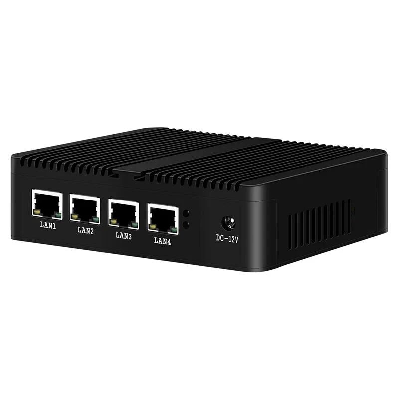 Firewall Appliance Mini PC Intel Celeron J1900 Quad-Cores4x LAN 2.5G i225V i226V - Image 2 of 4