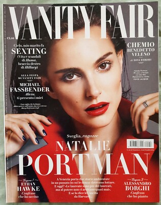 VANITY FAIR N 36 2016 MICHAEL FASSBENDER NATALIE PORTMAN ETHAN HAWKE AZNAVOUR