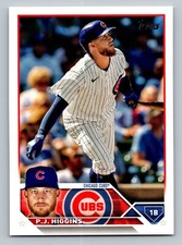P.J. Higgins 2023 Topps #338 Chicago Cubs